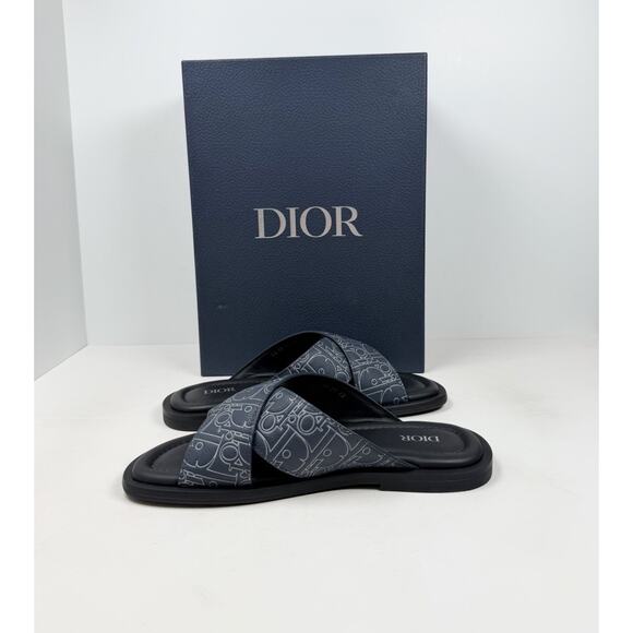 Size 40EU/7US - Dior Alias Navy Blue Sandals? NEW/RETAIL $1K! main image 9